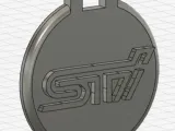 Pendentif porte clé Subaru STI / Subaru STI Key ring-1