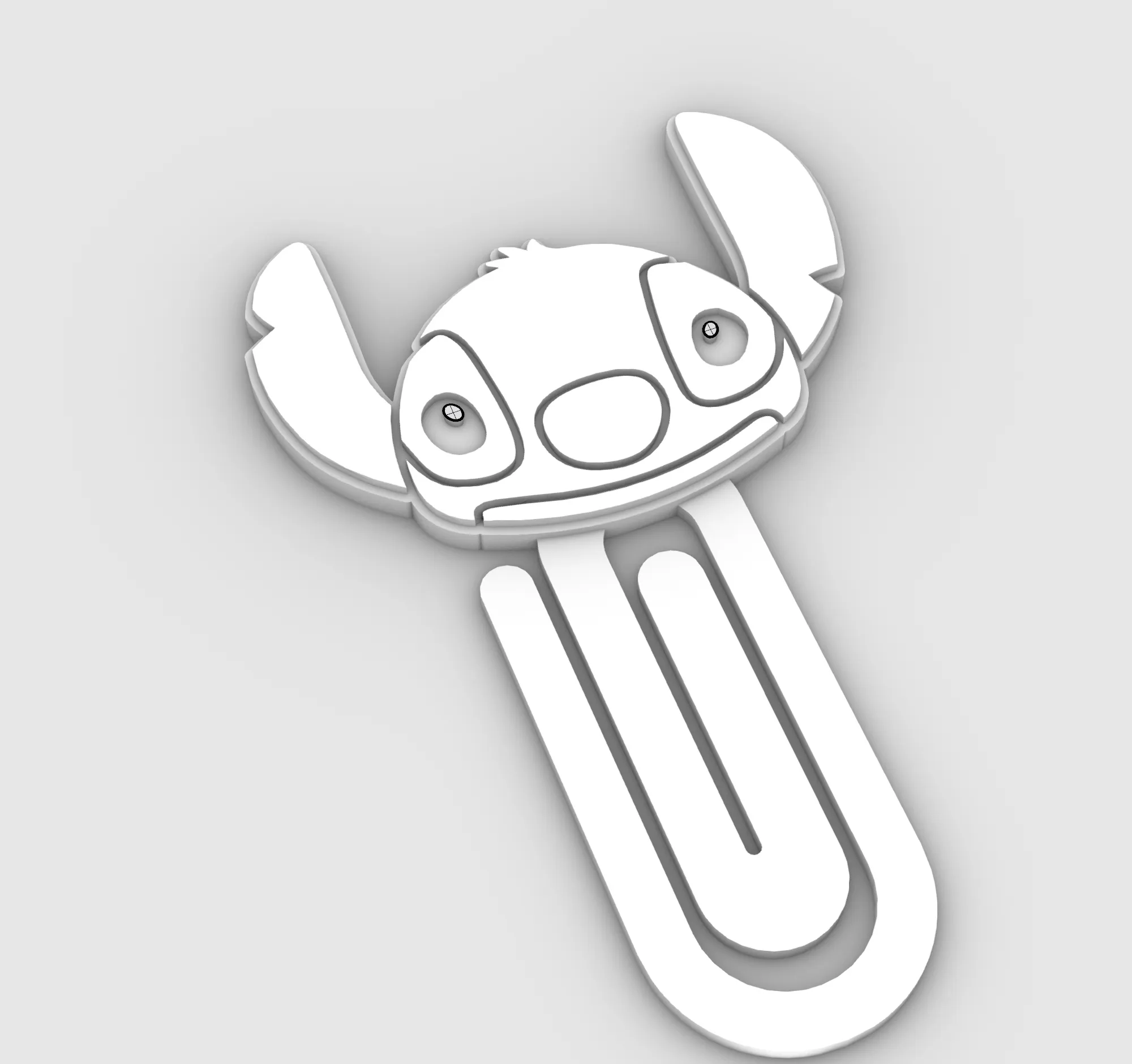 Stitch 2 - Paper clip - bookmark - STL file