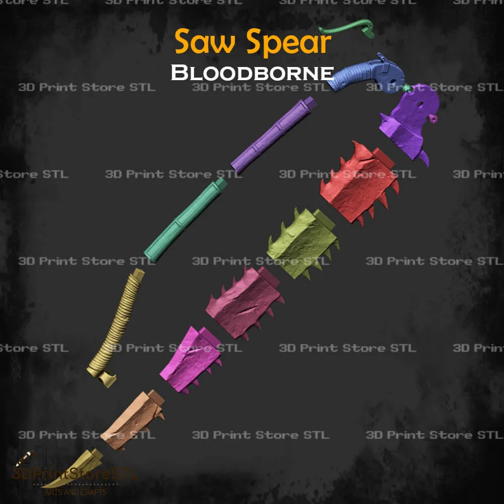 Saw Spear Cosplay Bloodborne - STL File
