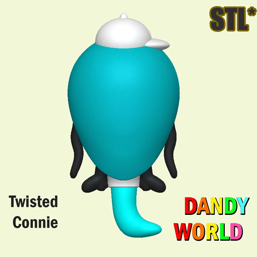 Dandy’s World Twisted Connie STL 3D Character Fanart