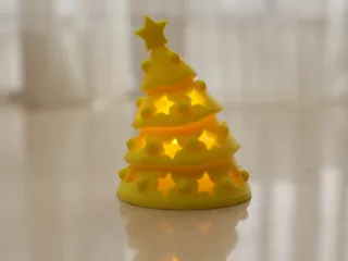 Christmas tree led tea light