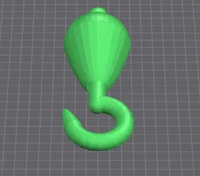 crane hook keychain 