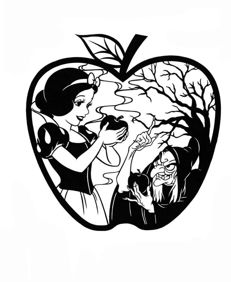 Blancanieves y los siete enanitos - Adorno de pared