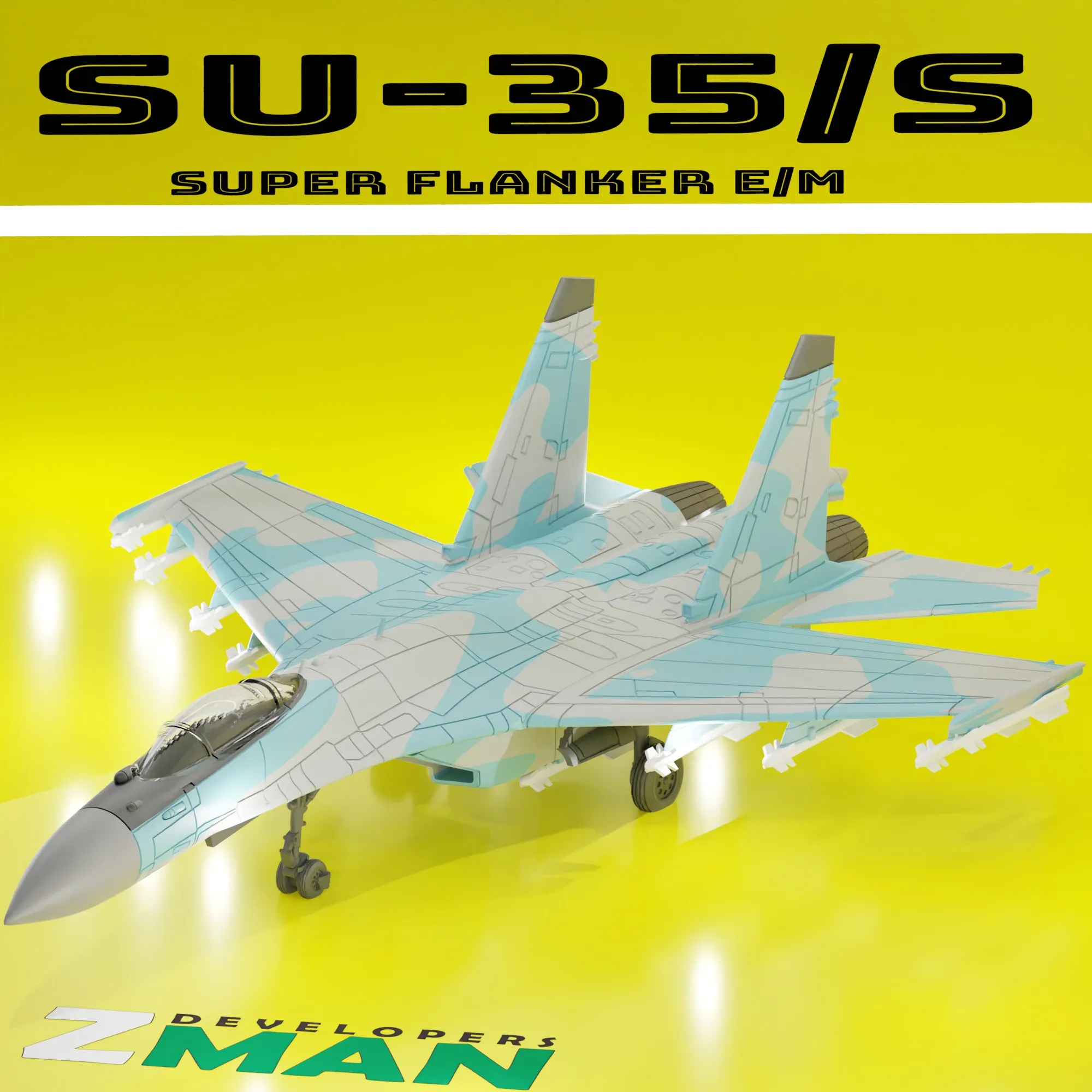 SU-35s (SUPER FLANKER E/M) V1 (4 IN 1)