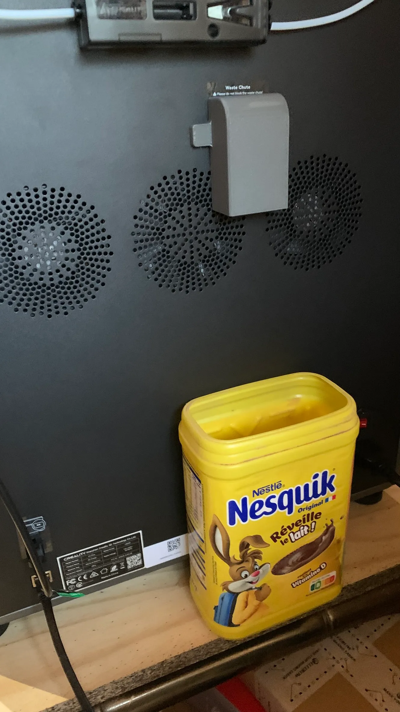Creality K2 Plus poop system