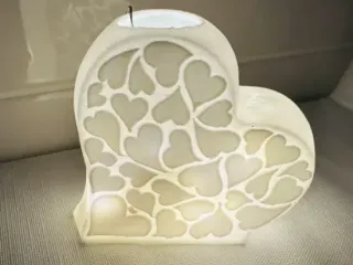 Heart shaped vase