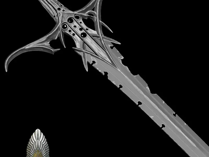 Sword of Adar Rings of Power 3D DIGITAL DOWNLOAD