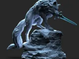 Big Giant wolf with sword-3