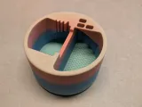 Brush cleaning pot-1