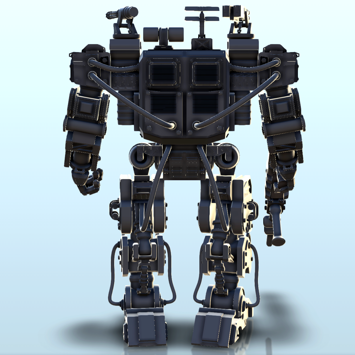Enos combat robot (11) - sci-fi science fiction future 40k b