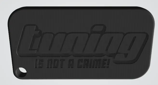 Tuning is Not a Crime Anhänger 2
