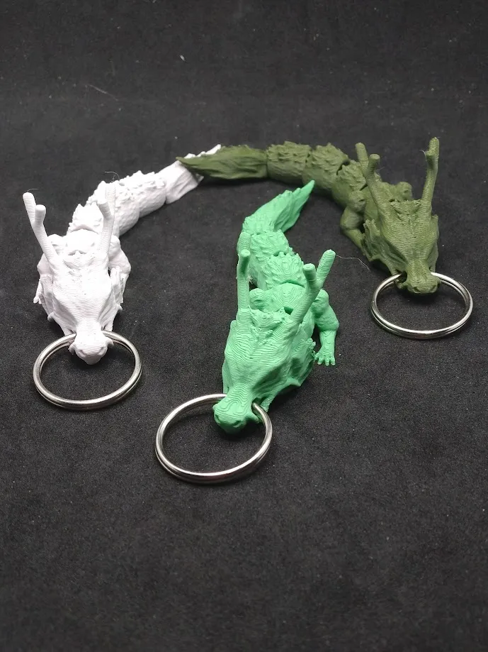 Articulated Little Shenron Keyring