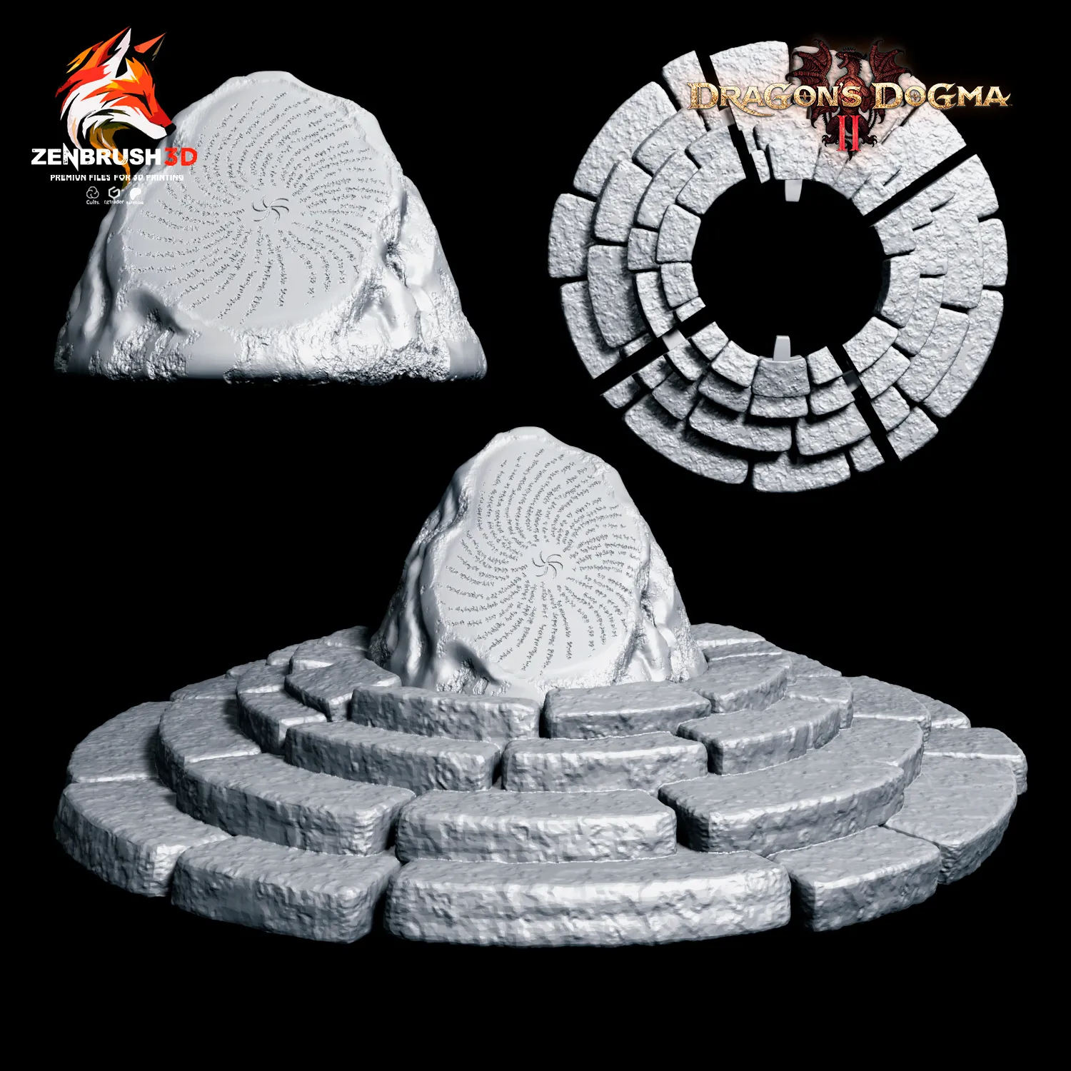 Dragon Dogma - Rift Stone STL - Printing 3D