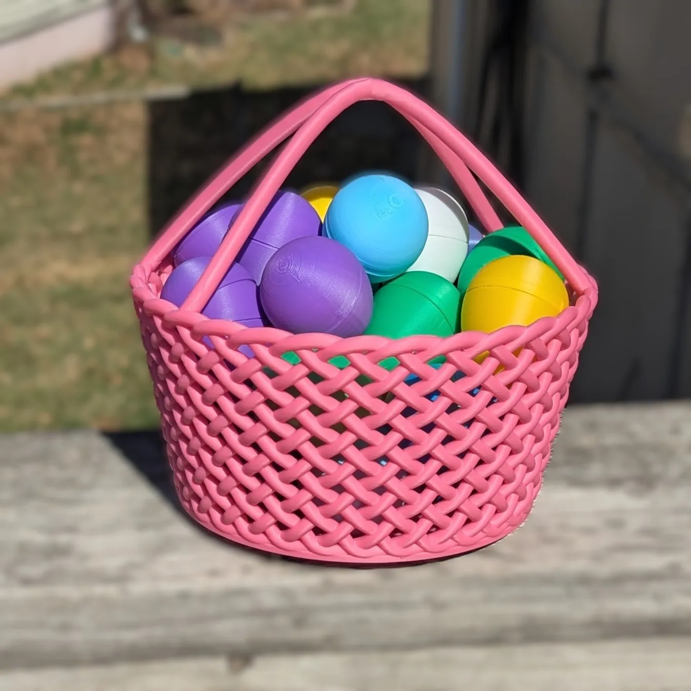Easter Basket and Eggs