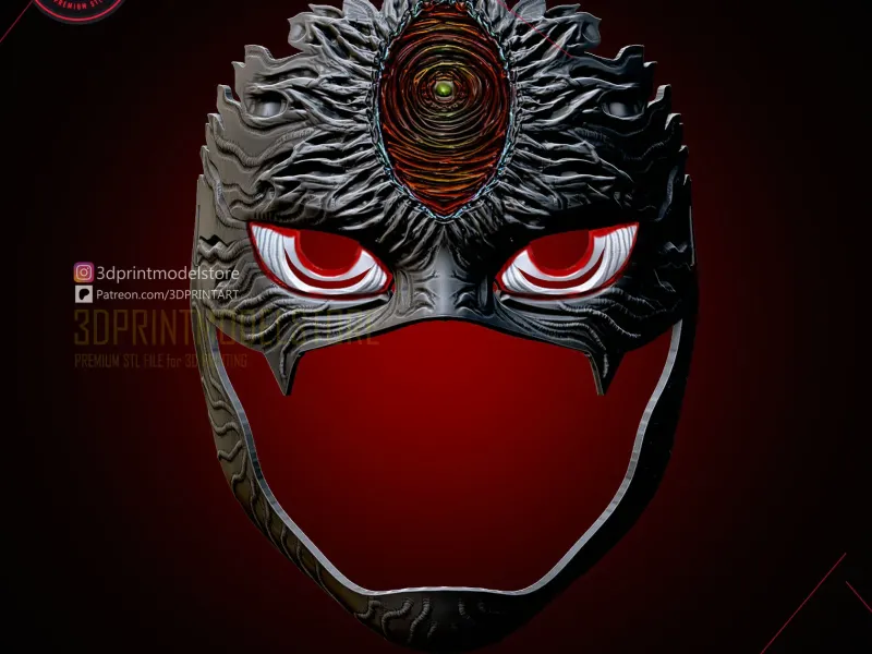 Evil Eye Dandadan Cosplay Mask - Anime Props Halloween