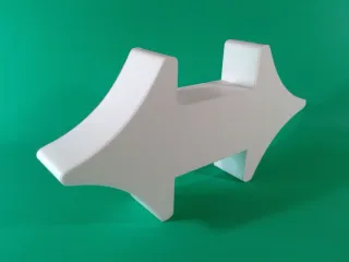 LEFT RIGHT BLACK ARROW, nestable box (v1)