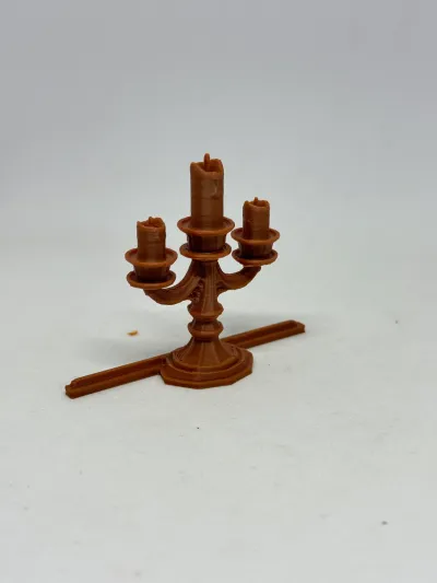 3D Printer Files | 3MF File | 中世纪蜡烛烛台模型