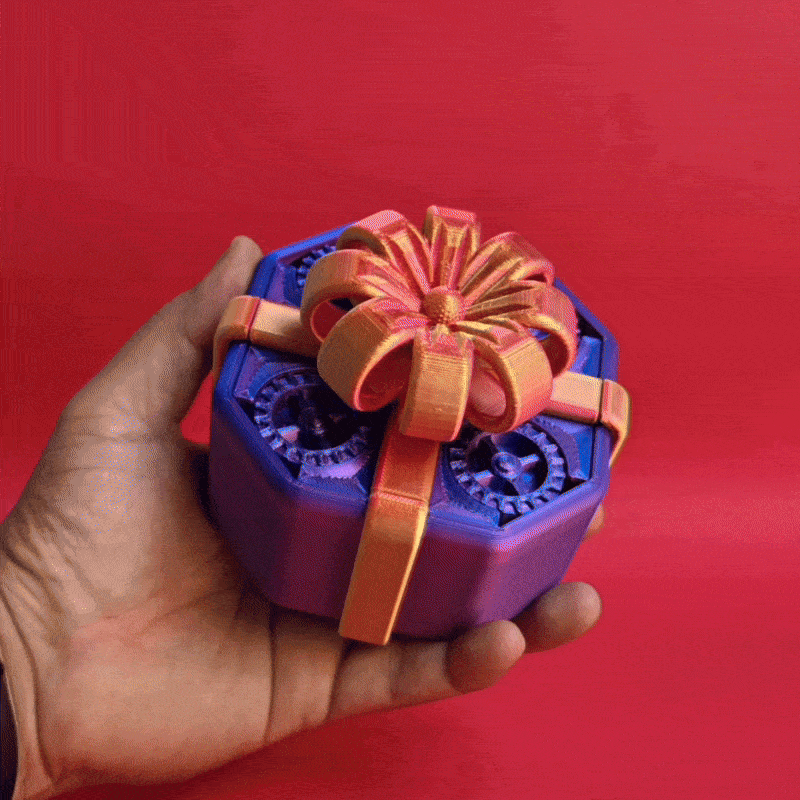 3D Printer Files | 3MF File | mechanical gift box | Creality Cloud