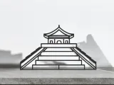Great Wall Of China Line Art - Desktop Line Art-2