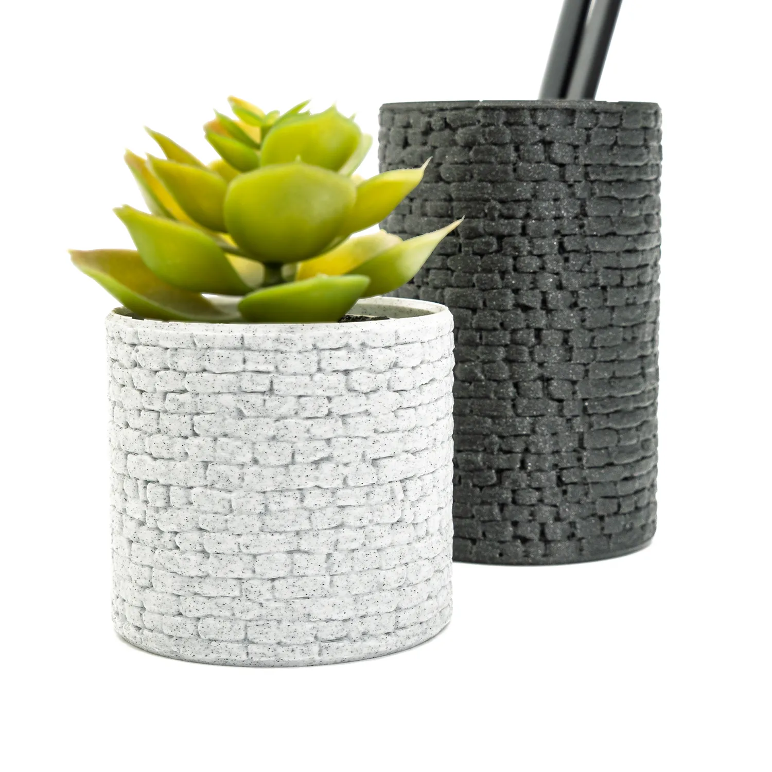 Stone Wall Desk Organizer Set