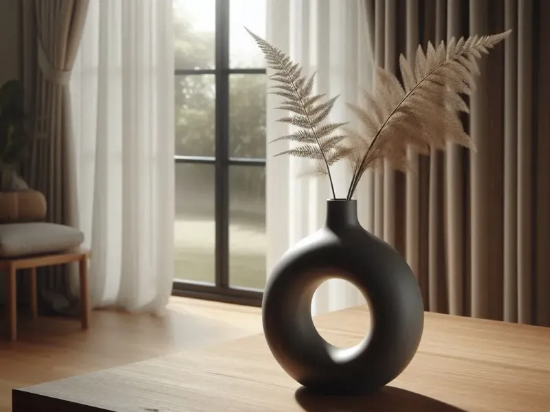 Nordic Round Hollow Vase – A Touch of Scandinavian Elegance