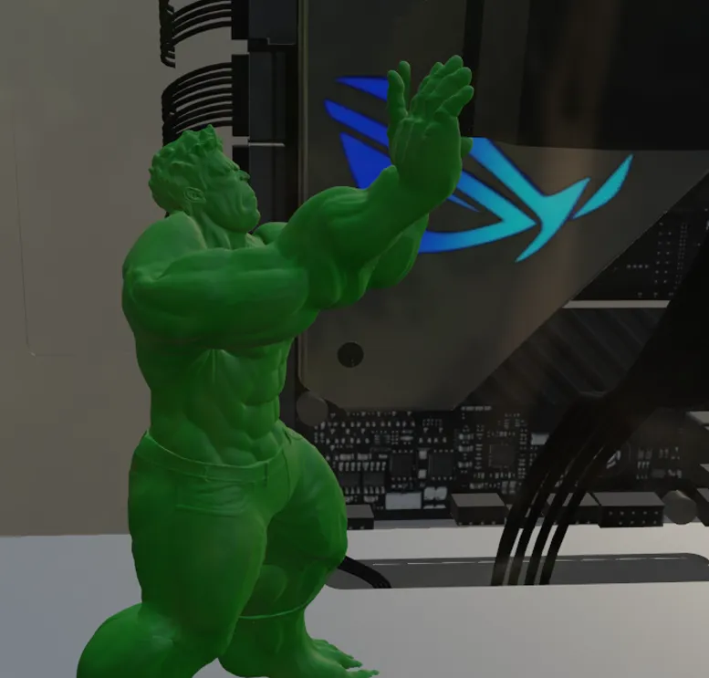 HULK GPU HALTERUNG - 3D DRUCK MODELL