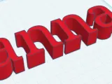model name ANNA block letters-1