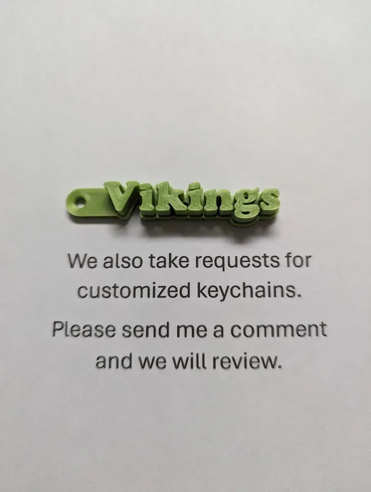 Minnesota Vikings Keychain