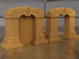 Ancient Stone Arch Desk Decor and Paperweight-7