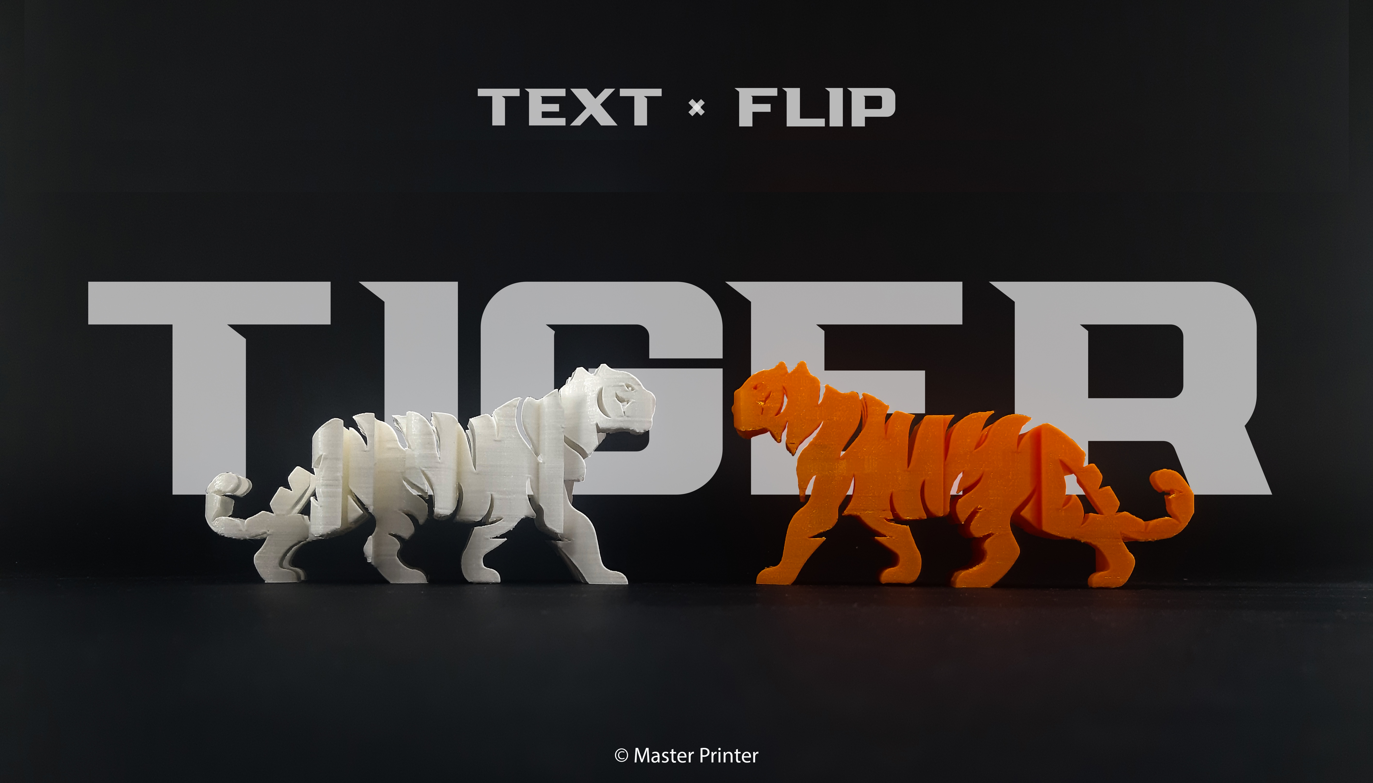 Text Flip - Tiger 2.0