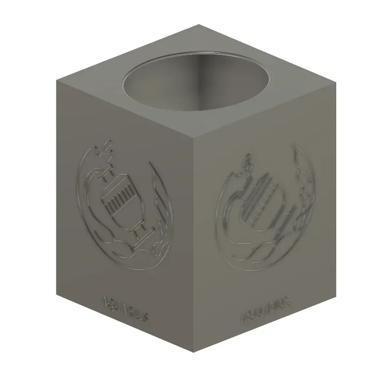 Aquarius Zodiac Tissue Box Cover