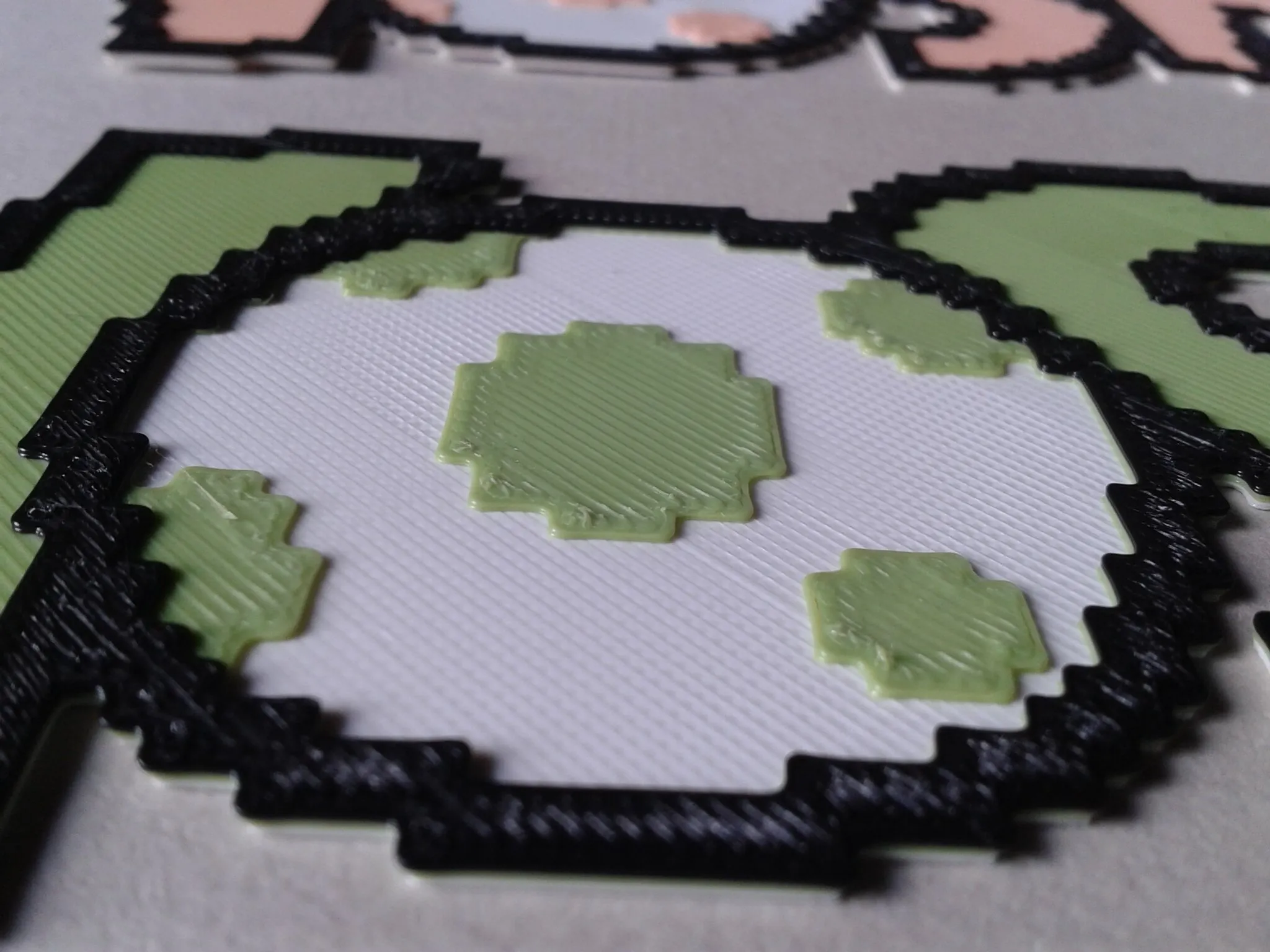 Yoshi Title Screen, 2 filament changes