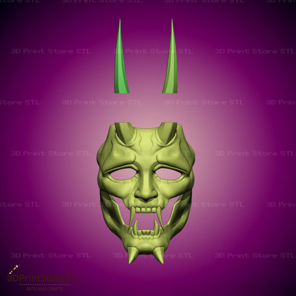 Neon White: Neon Violet Mask