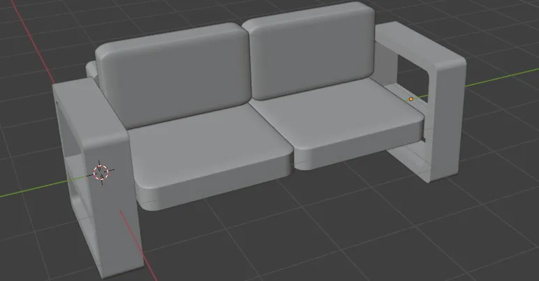 Miniature Sofa - DollHouse
