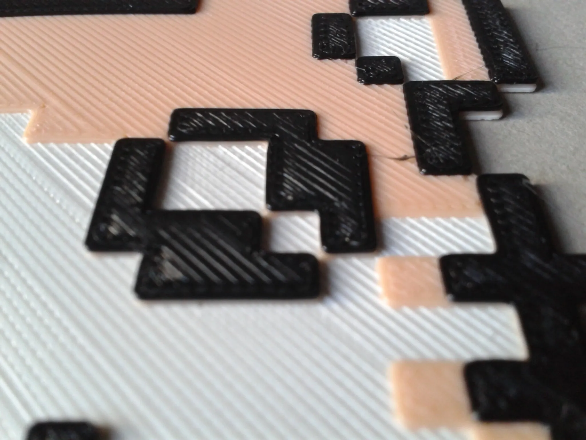 Hamtaro, Pixel Art, 2 filament changes