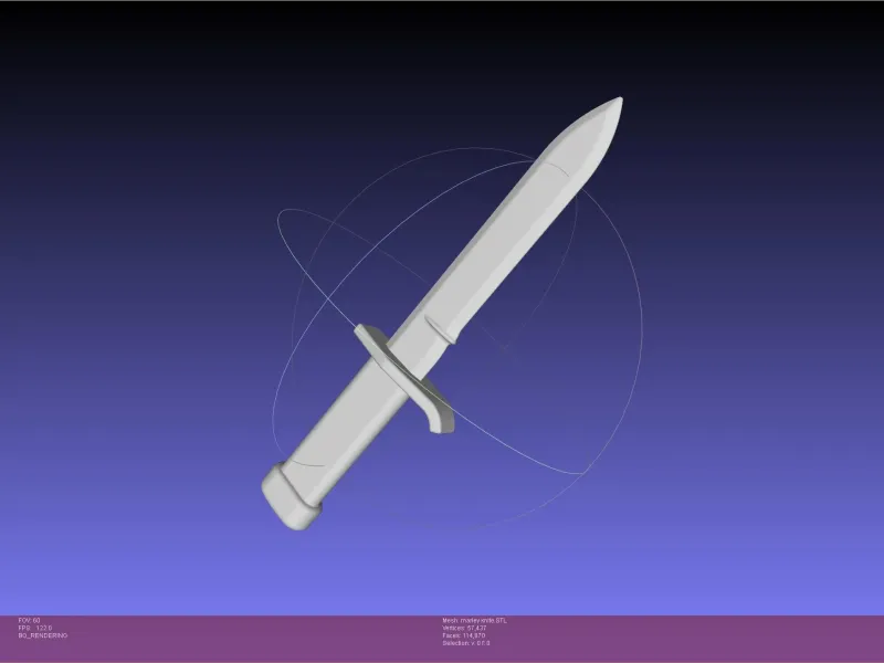 Attack On Titan Marley Military Knife