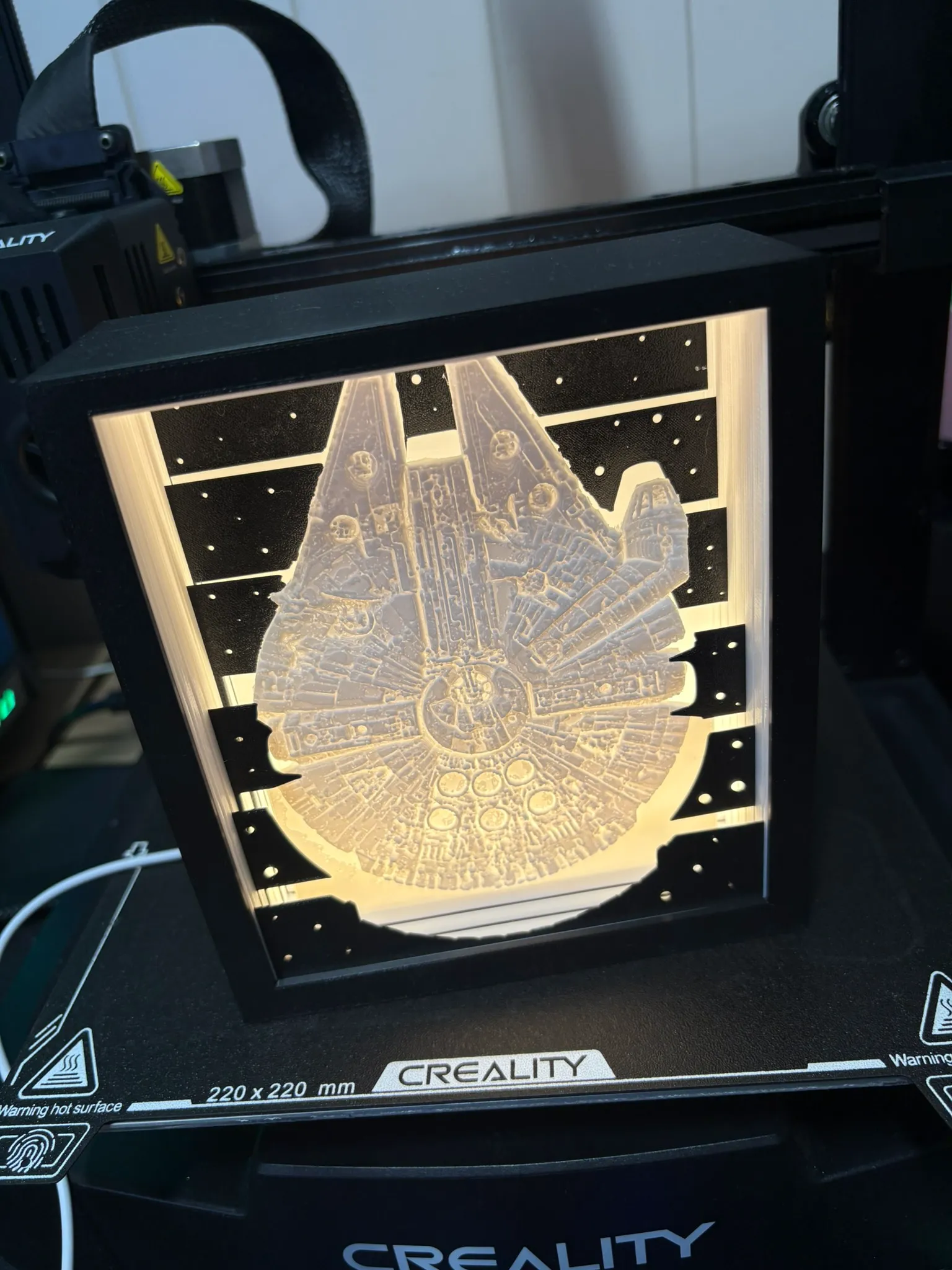 3D Printer Files | 3MF File | Millennium Falcon Light Box | Creality Cloud