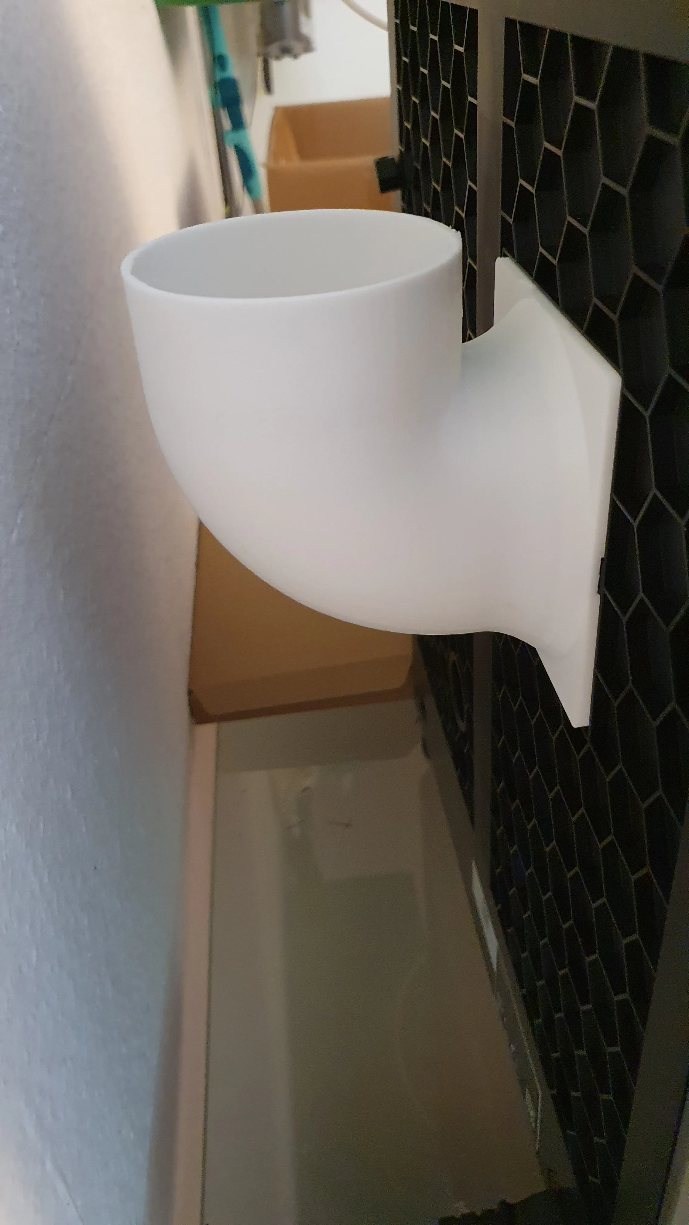 K1 Max Back Fan Schlauchadapter 90° fix