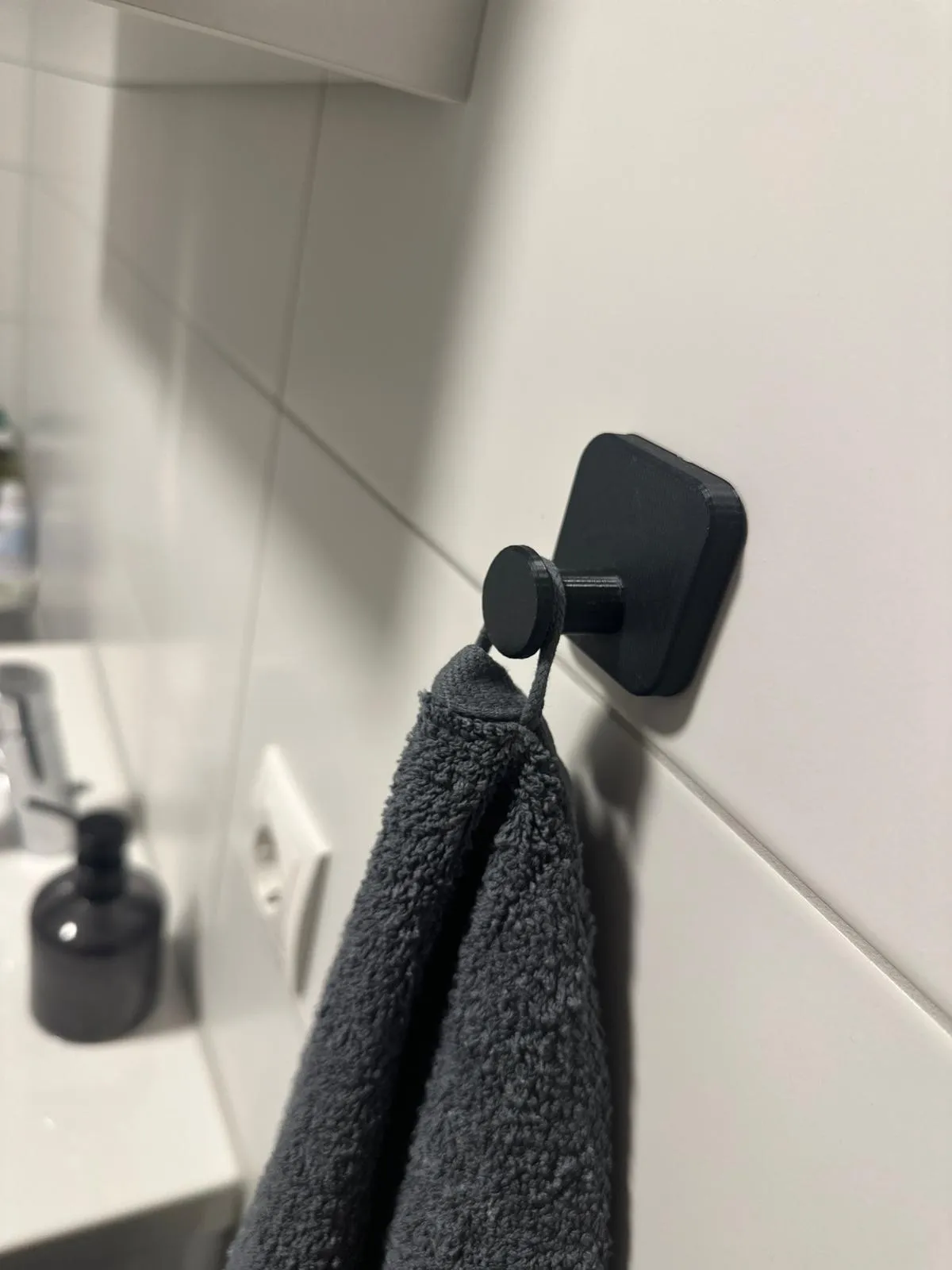 3D Printer Files | 3MF File | towel holder without drilling