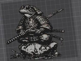 Samurai Frog