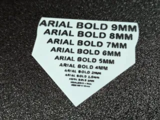 K2 Plus 0.4 nozzle multi color text size test print