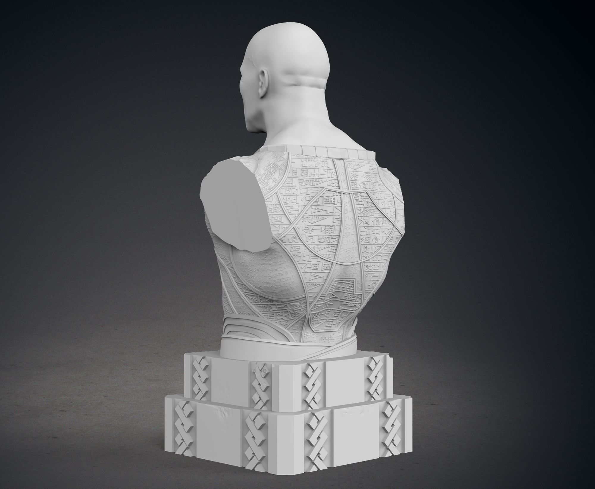 BLACK ADAM BUST | 3D modeller indir | Creality Bulutu