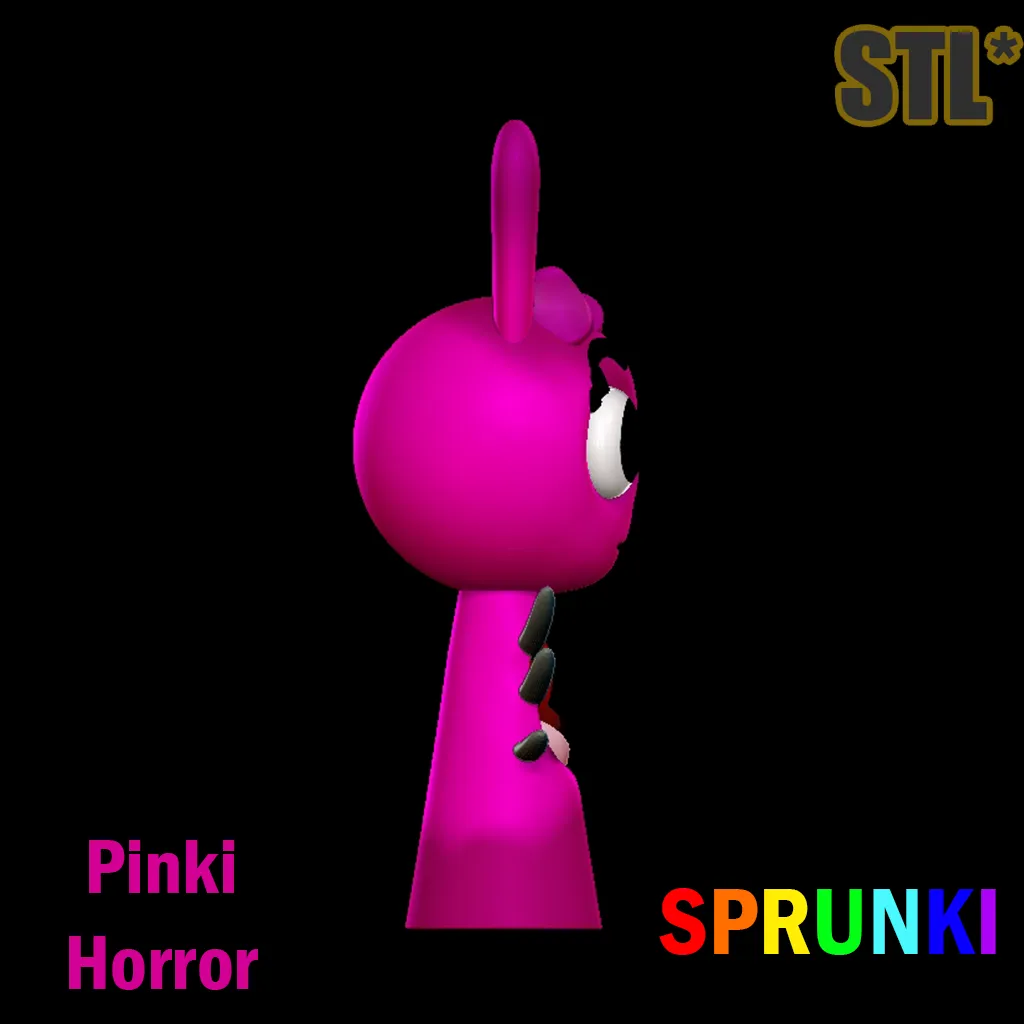 Sprunki Incredibox Redy Horror Sprunki STL 3D Character