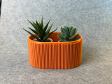 Ribbed Fully Fluted & Brush Holder-1