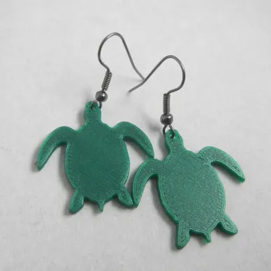 Turtle earrings
