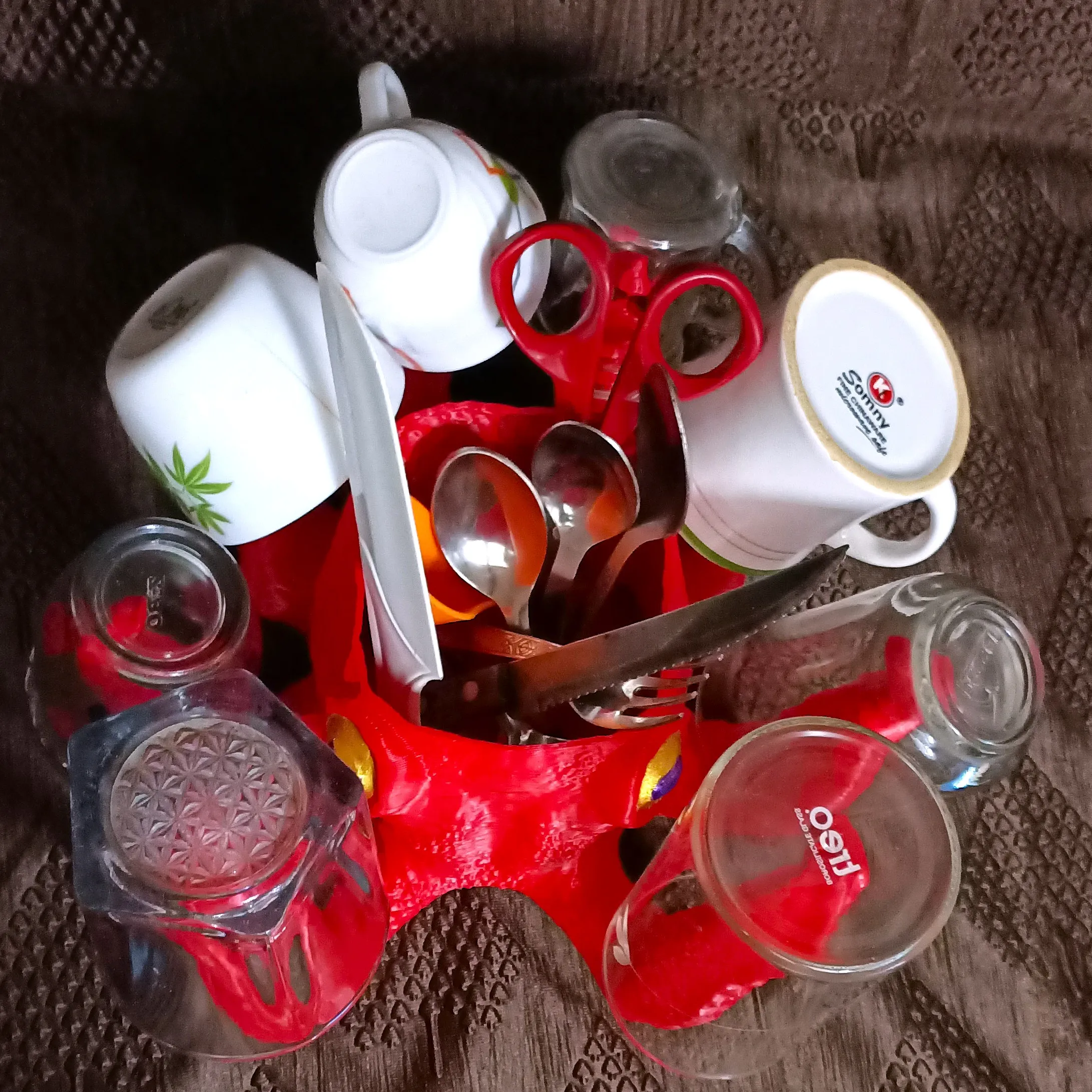 Octy Kitchen Utensils Holder 2 Versions