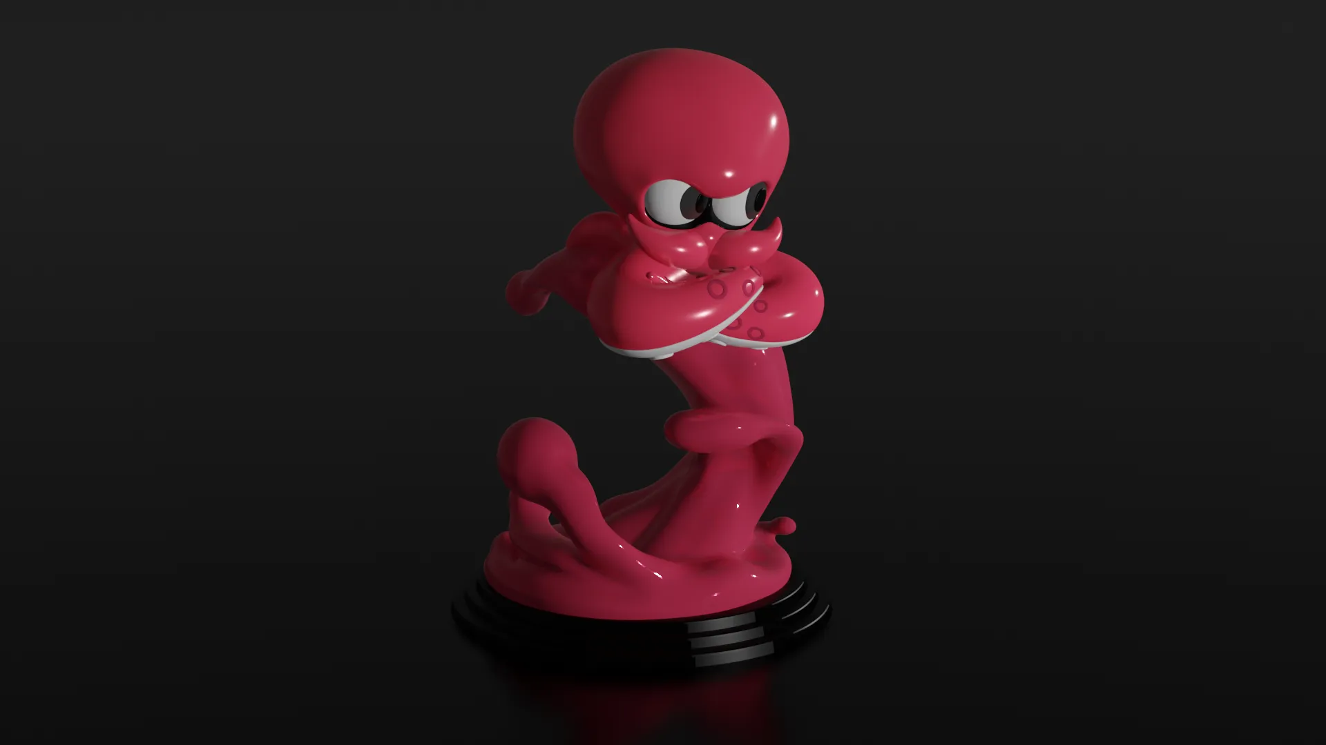 Octoling Amiibo - Splatoon Fan Art