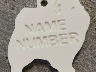 Pomerian nametag