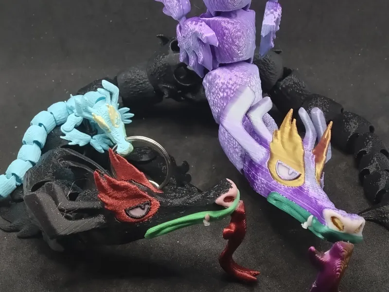 Articulated Aku Dragon Toy