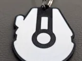 Millennium Falcon Coaster & Keychain-3